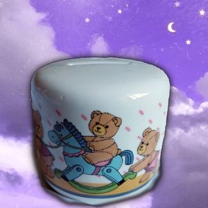 Vintage Studio Nova Teddy Bears Coin Bank